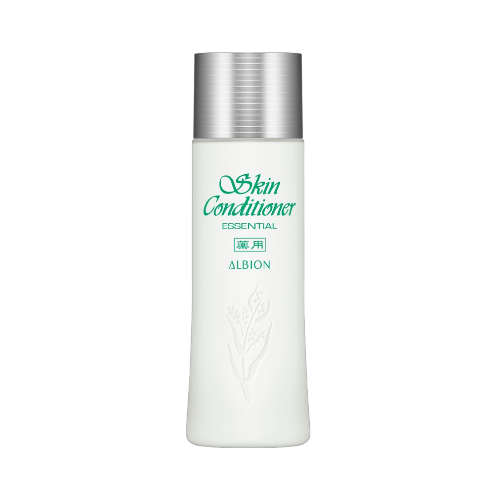 Albion Skin Conditioner Essential N medicated lotion with Job's Tears extract to calm sensitivity and promote clear bright skin, 110ml
