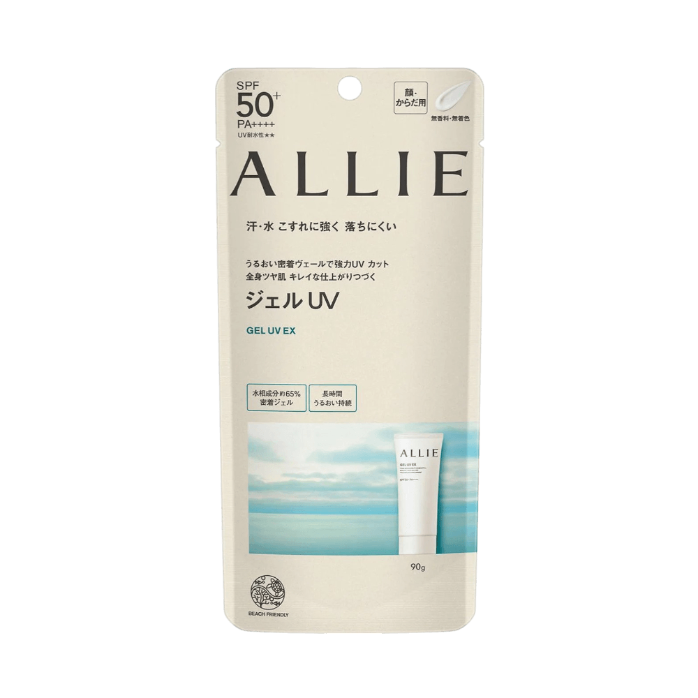 Allie Chrono Beauty Gel UV EX 90g - long-lasting waterproof Japanese sunscreen gel SPF50+