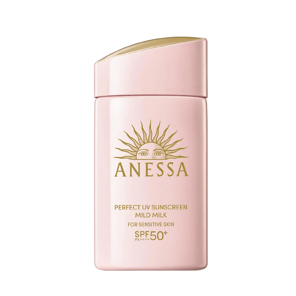 Anessa Perfect UV Mild Milk SPF50+ PA++++ 60ml - gentle Japanese sunscreen for sensitive skin
