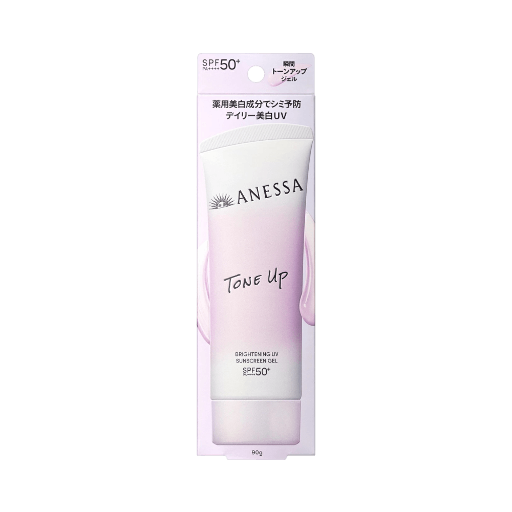 Anessa Tone Up Brightening UV Sunscreen Gel SPF50+ PA++++ 90g - brightening Japanese sunscreen gel