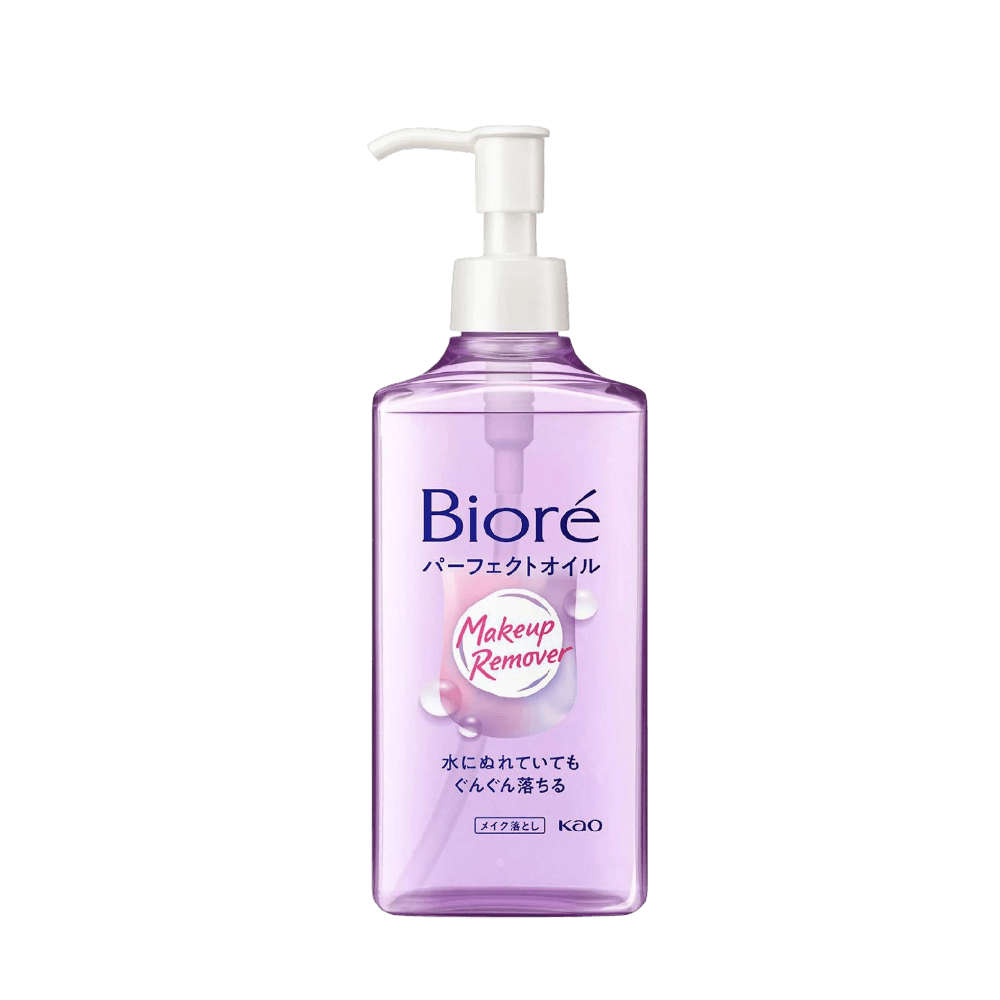 Biore Makeup Remover Perfect Oil 230ml - fast-dissolving Japanese cleansing oil for all makeup