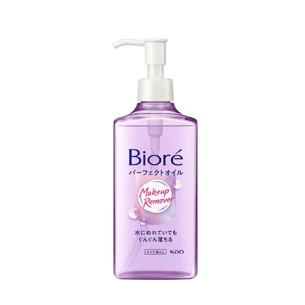 Biore Makeup Remover Perfect Oil 230ml - fast-dissolving Japanese cleansing oil for all makeup