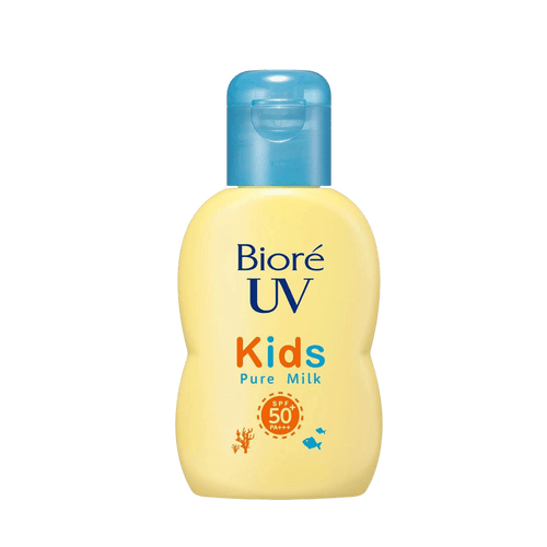 Biore UV Kids Pure Milk SPF50+ PA++++ 70g - gentle Japanese sunscreen for children sensitive skin