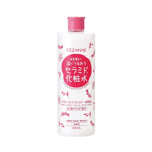 Cezanne Skin Conditioner High Moist 500ml deep hydration for soft bright skin