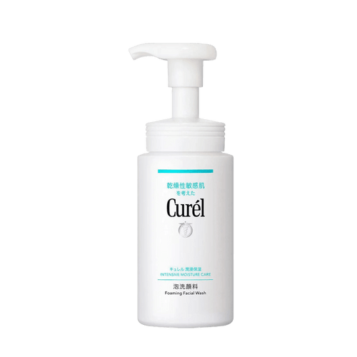 Curel Foaming Facial Wash 150ml - ceramide face wash for dry sensitive skin Japan