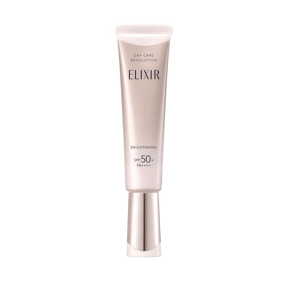 Elixir Brightening Day Care Revolution WT 35ml - whitening all-in-one Japanese skincare SPF50+