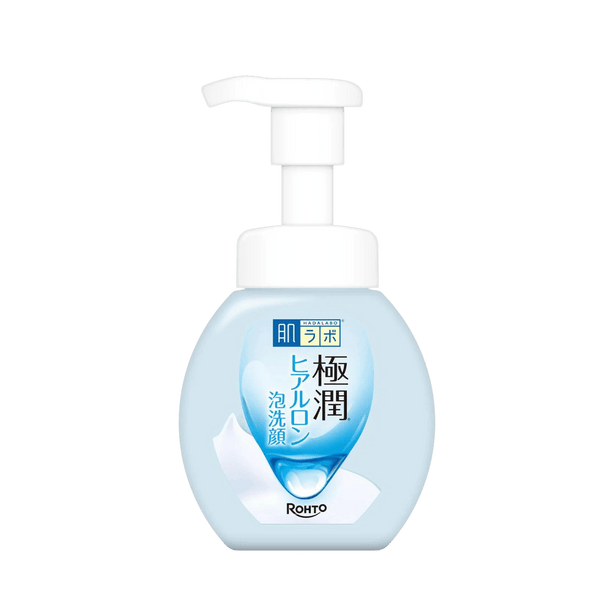 Hada Labo Gokujyun Foaming Wash 160ml - hyaluronic acid face wash for dry dehydrated skin Japan