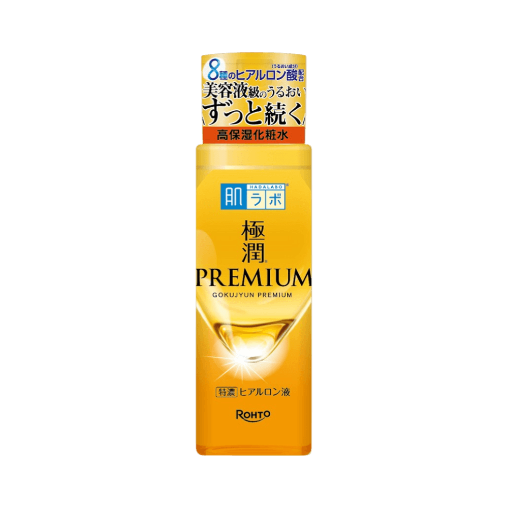 Hada Labo Gokujyun Premium Hyaluronic Acid Lotion 170ml - 7-type hyaluronic toner for deep hydration