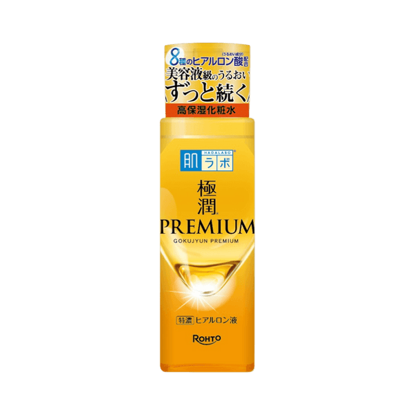 Hada Labo Gokujyun Premium Hyaluronic Acid Lotion 170ml - 7-type hyaluronic toner for deep hydration