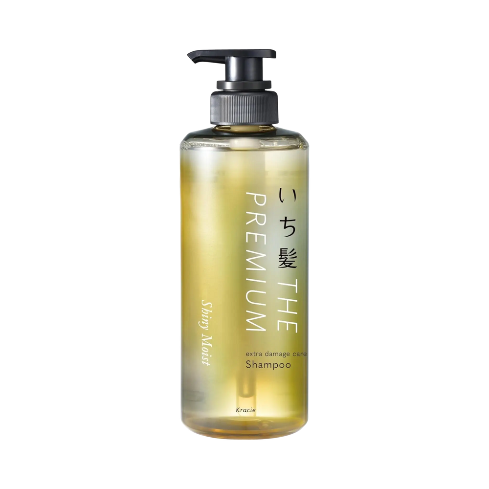 Ichikami The Premium Shiny Moist Shampoo 480ml - glossy moisture Japanese shampoo for dull hair