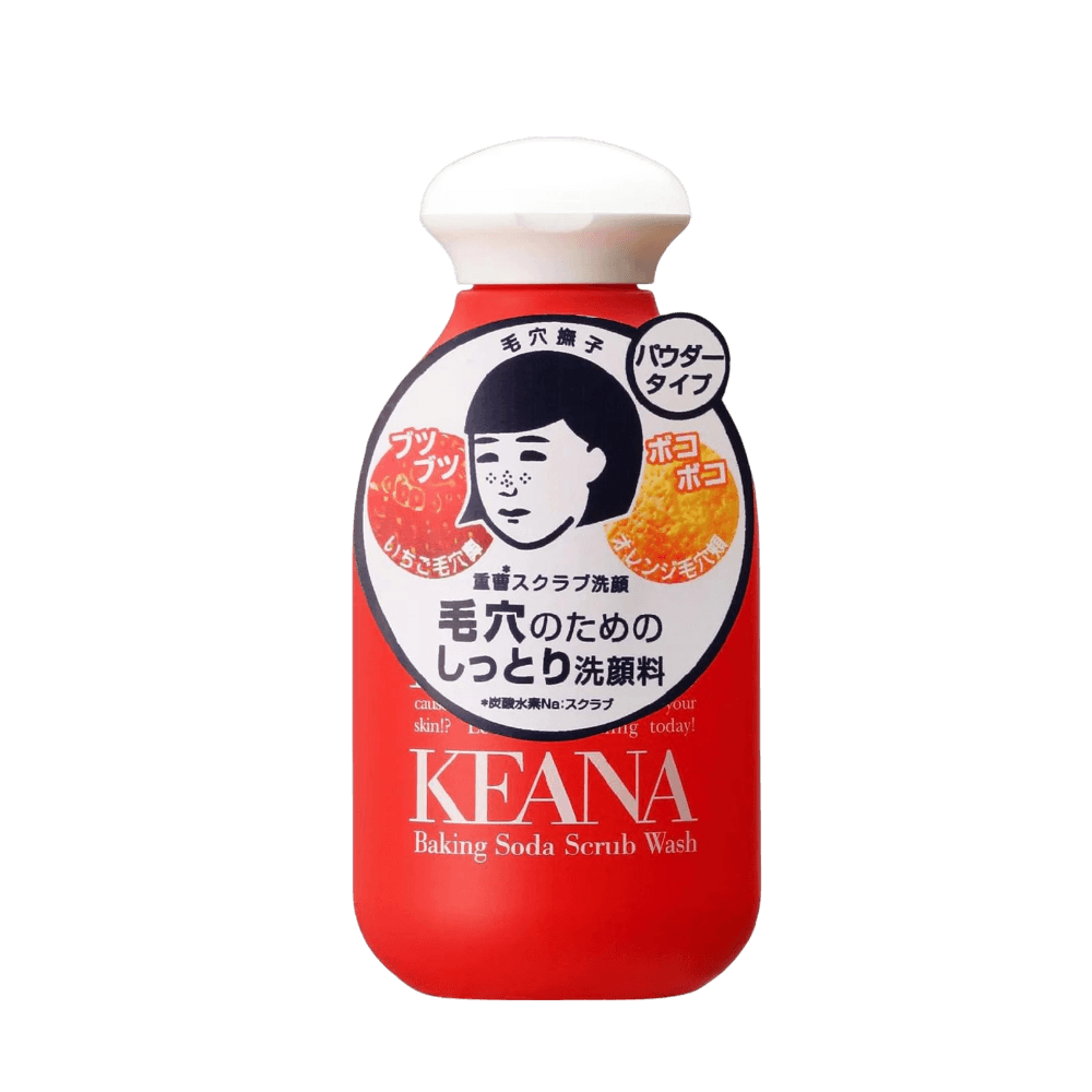 Keana Baking Soda Scrub Wash 100g - pore-minimising Japanese baking soda face scrub wash