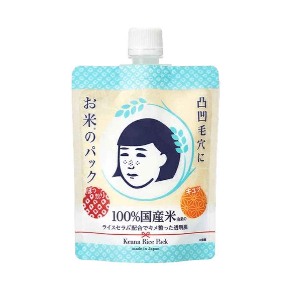 Keana Nadeshiko Rice Pack Wash-Off Mask 170g - Japanese rice wash-off mask for glass skin