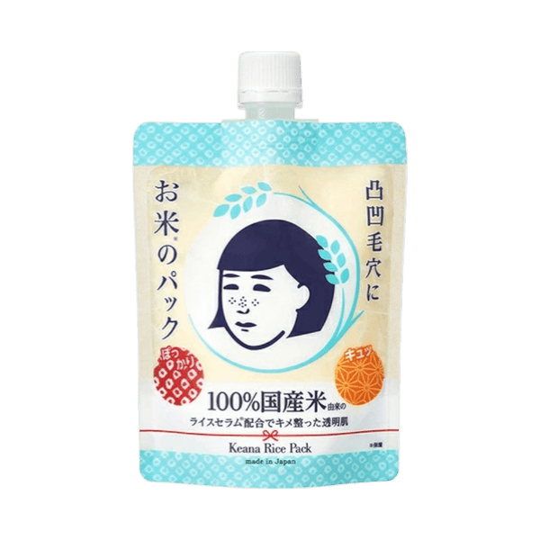 Keana Nadeshiko Rice Pack Wash-Off Mask 170g - Japanese rice wash-off mask for glass skin
