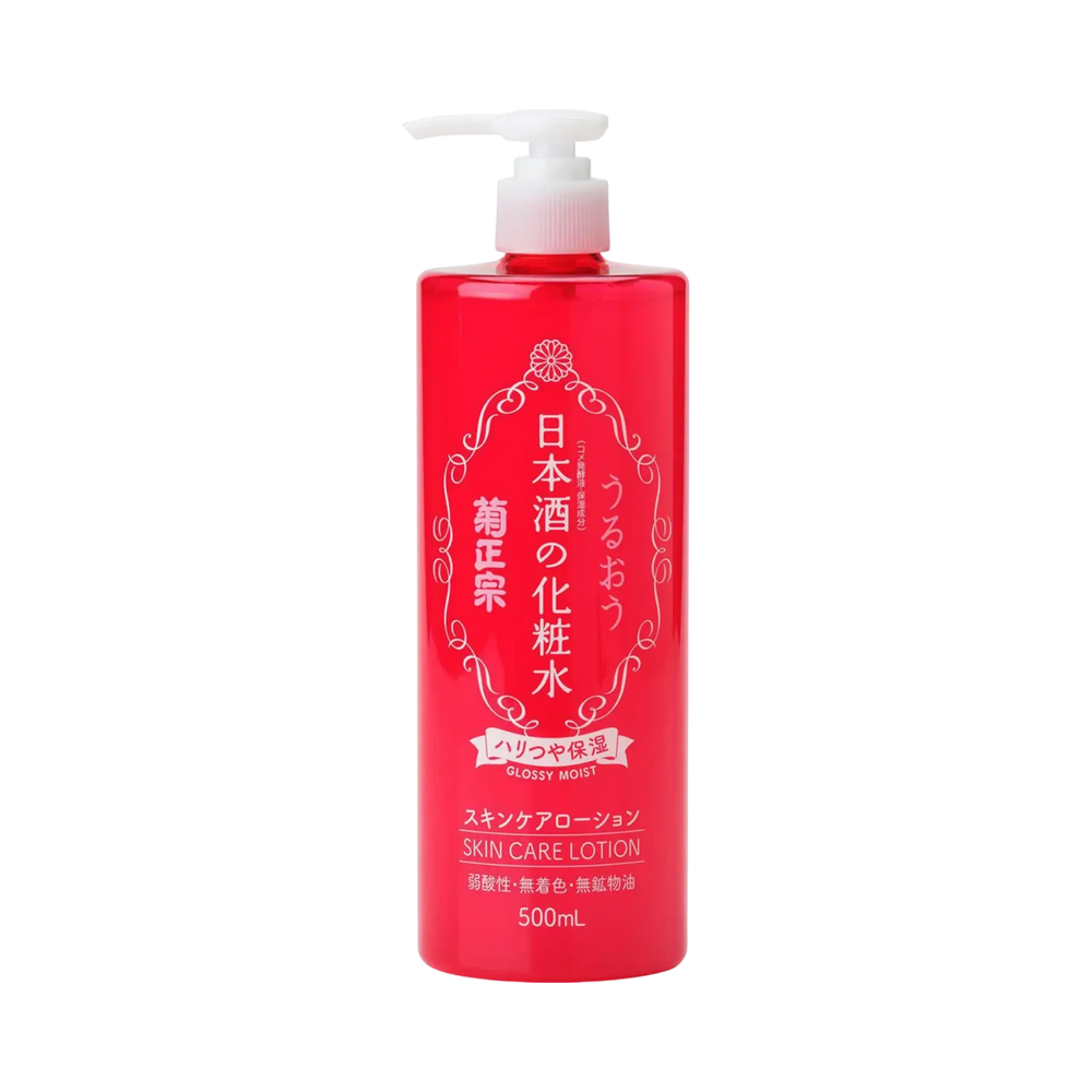 Kikumasamune Hari Tsuya Sake Lotion 500ml - firming sake ferment toner for bouncy skin Japan