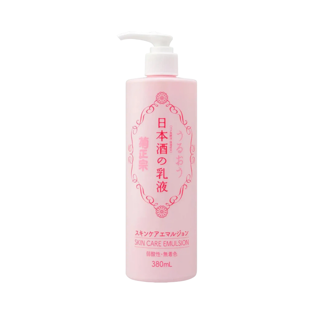 Kikumasamune Sake Skin Care Emulsion 380ml - large sake ferment milky lotion for hydrated skin Japan
