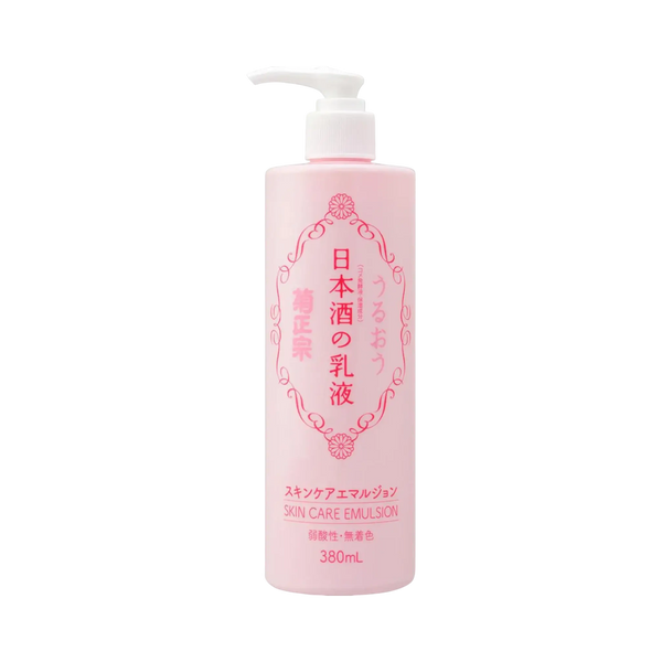 Kikumasamune Sake Skin Care Emulsion 380ml - large sake ferment milky lotion for hydrated skin Japan