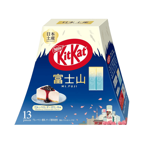 KitKat Blueberry Cheesecake Mt. Fuji 13 pieces regional souvenir for a bright sweet treat