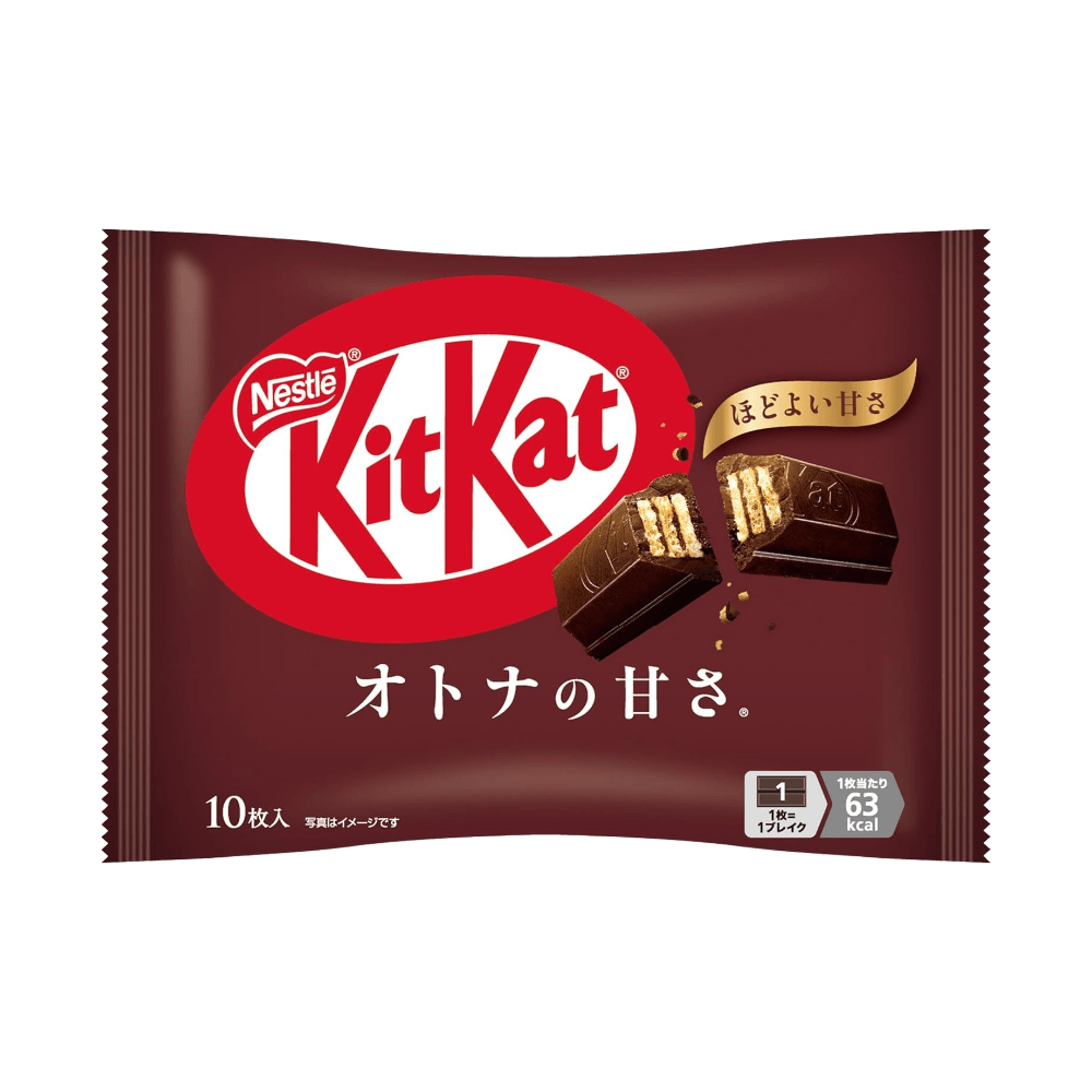 KitKat Dark chocolate flavor with a refined crunch