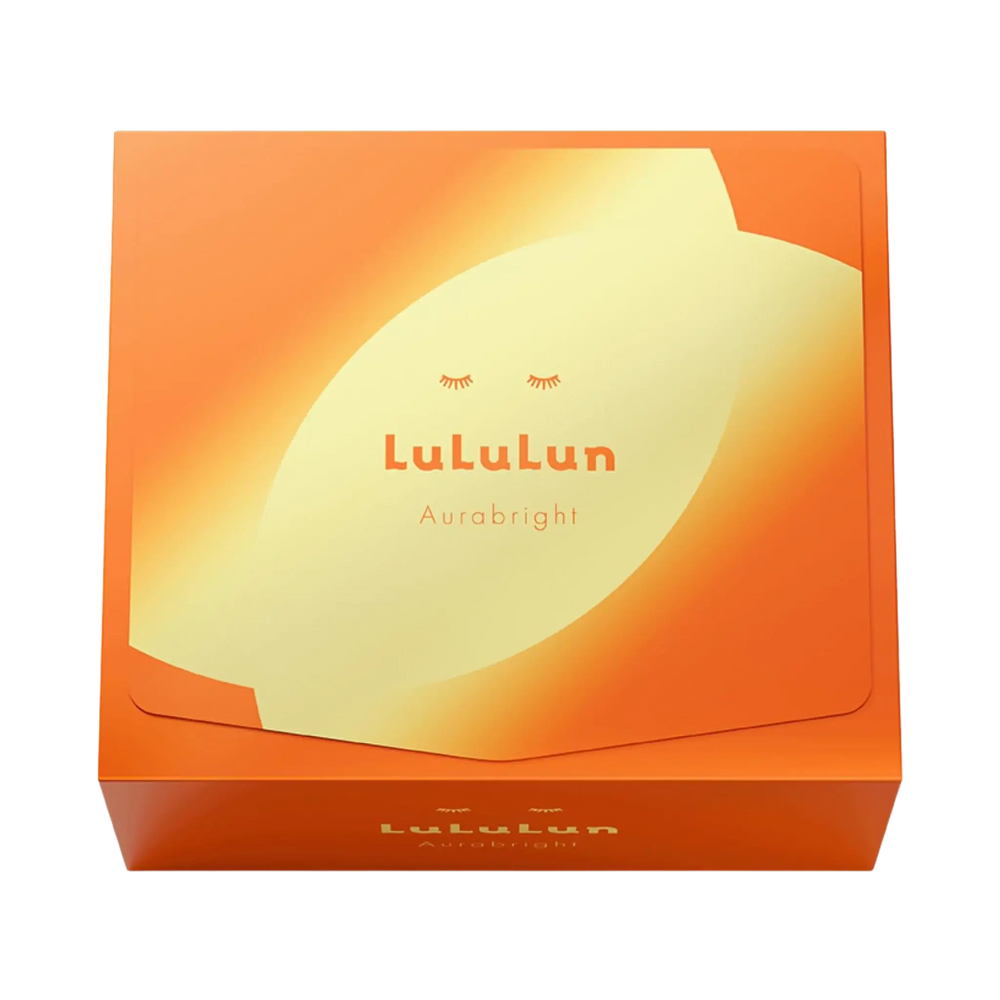 Lululun Aura Bright Mask W 28 Sheets - whitening Japanese sheet mask for luminous even skin tone
