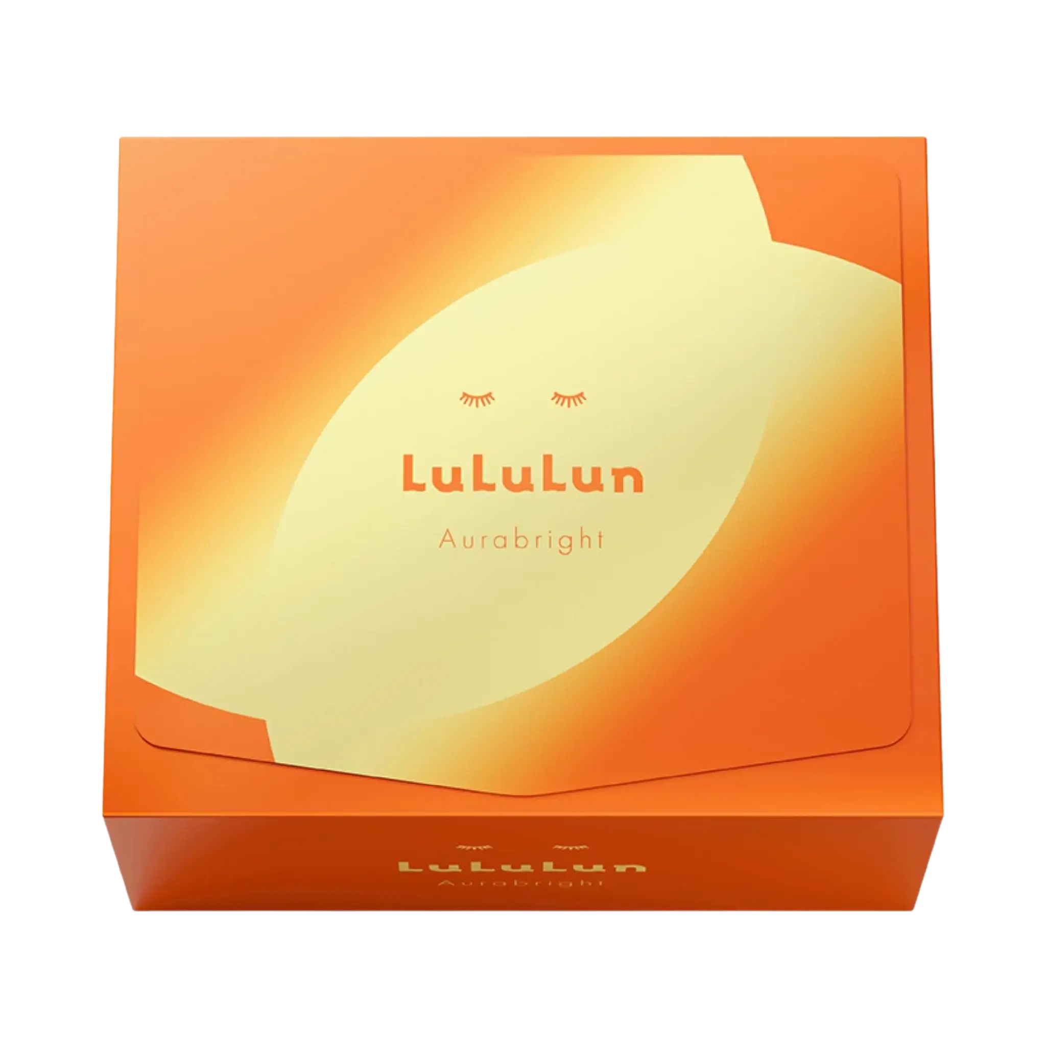 Lululun Aura Bright Mask W 28 Sheets - whitening Japanese sheet mask for luminous even skin tone
