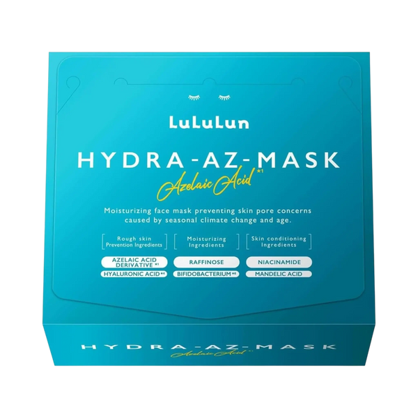 Lululun Hydra AZ Face Mask 28 Sheets - intense hydration Japanese sheet mask for dry sensitive skin