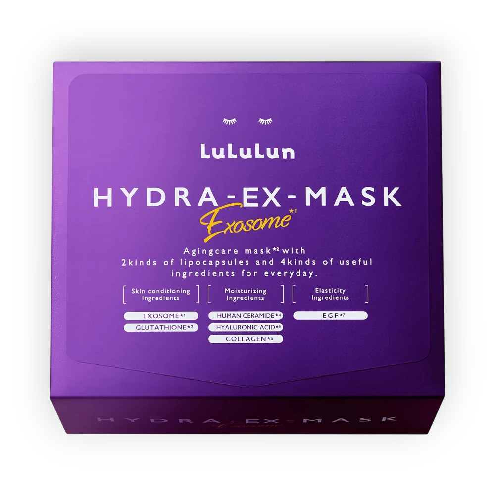 Lululun Hydra EX Mask 28 sheets daily skin maintenance for a firm and bright complexion