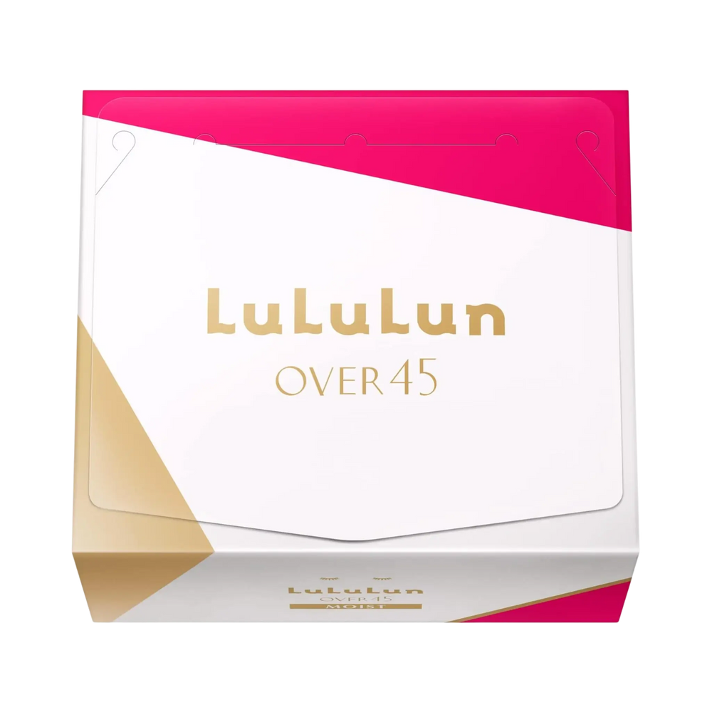 Lululun Over 45 Camellia Pink Moist Face Mask 32 Sheets - anti-aging Japanese sheet mask for mature skin