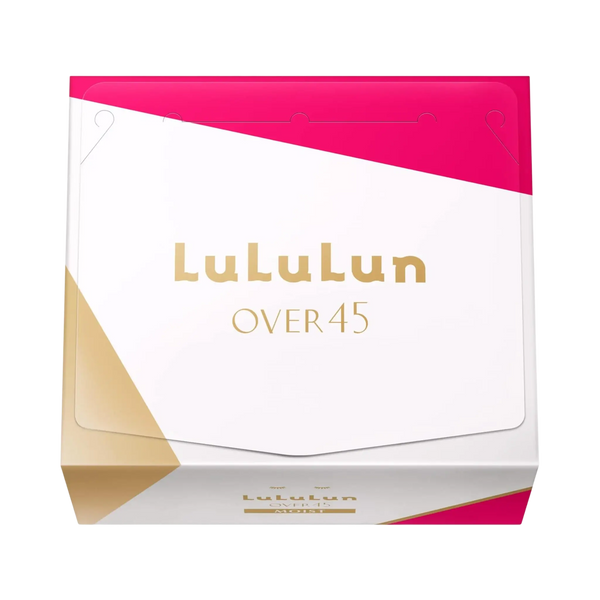 Lululun Over 45 Camellia Pink Moist Face Mask 32 Sheets - anti-aging Japanese sheet mask for mature skin
