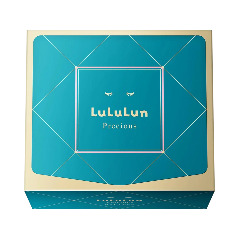 Lululun Precious Green Glow Up Face Mask 32 Sheets - glow-boosting anti-aging Japanese sheet mask