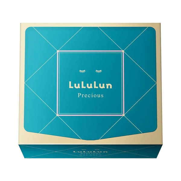 Lululun Precious Green Glow Up Face Mask 32 Sheets - glow-boosting anti-aging Japanese sheet mask