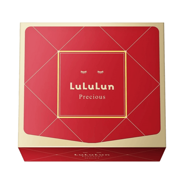 Lululun Precious Red Face Mask 32 Sheets - anti-aging Japanese sheet mask for wrinkles and firmness