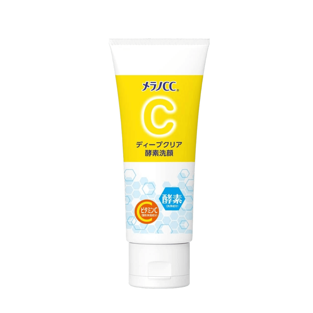 Melano CC Deep Clear Enzyme Cleanser 130g - vitamin C enzyme face wash for bright smooth skin
