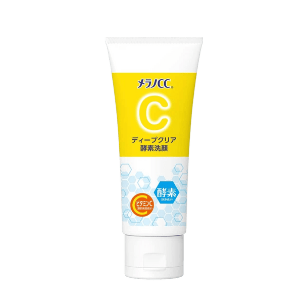 Melano CC Deep Clear Enzyme Cleanser 130g - vitamin C enzyme face wash for bright smooth skin