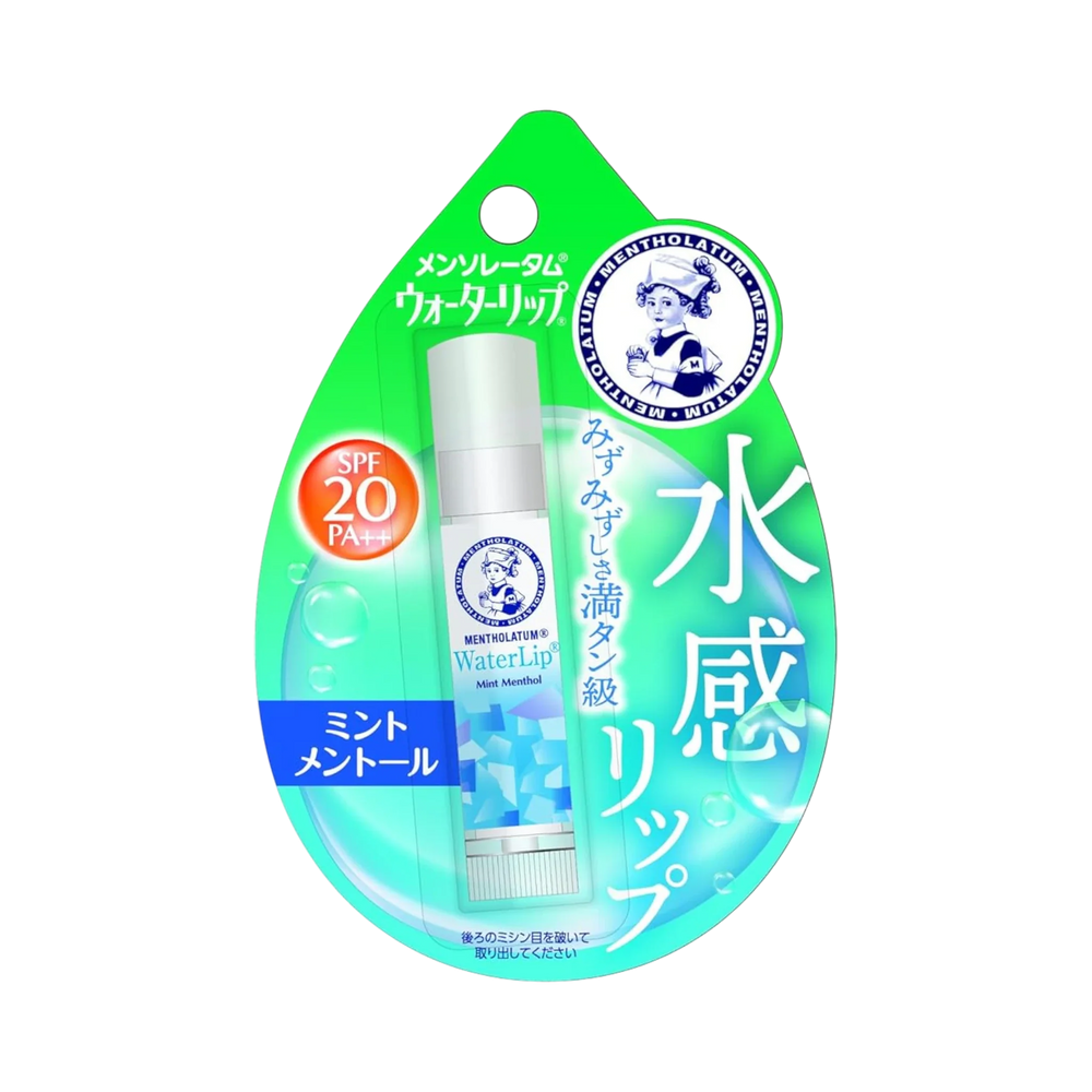 Mentholatum Water Lip Balm Unscented 4.5g - water-light Japanese lip balm for hydrated plump lips