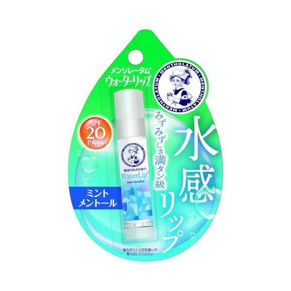 Mentholatum Water Lip Balm Unscented 4.5g - water-light Japanese lip balm for hydrated plump lips