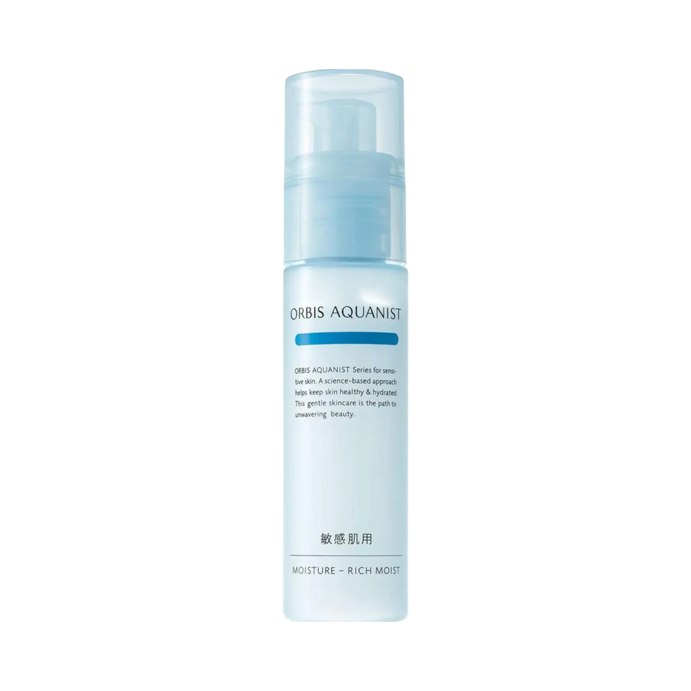 Orbis Aquanist Moisture Rich Moist 50ml - oil-free Japanese moisturizer for hydrated plump skin
