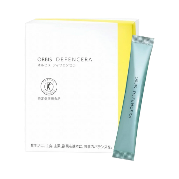 Orbis Defencera Drinkable Ceramide Supplement 30 Sachets - Japanese skin barrier drink for dry sensitive skin