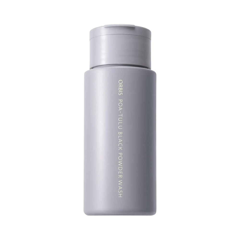 Orbis Poa Tulu Black Powder Wash 50g - charcoal enzyme powder cleanser for pores and bright skin Japan