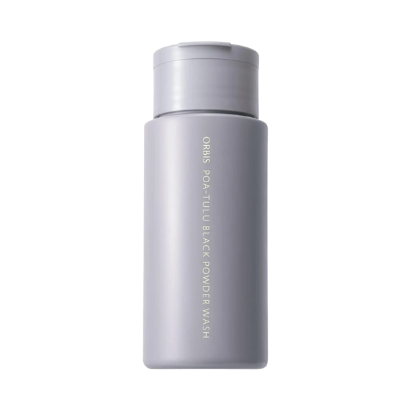 Orbis Poa Tulu Black Powder Wash 50g - charcoal enzyme powder cleanser for pores and bright skin Japan