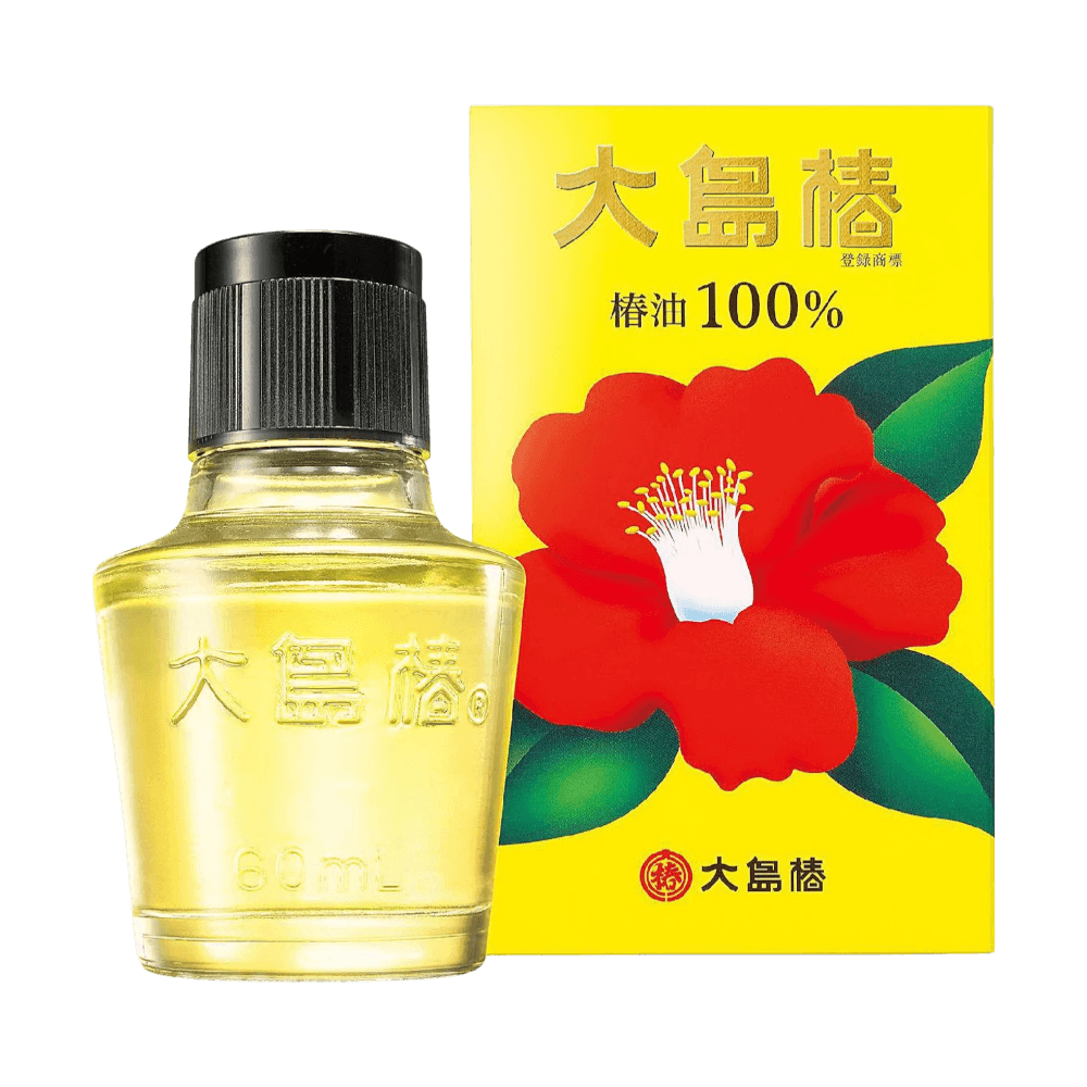 Oshima Tsubaki 100% Natural Camellia Oil 60ml - pure Japanese tsubaki oil for hair skin and nails