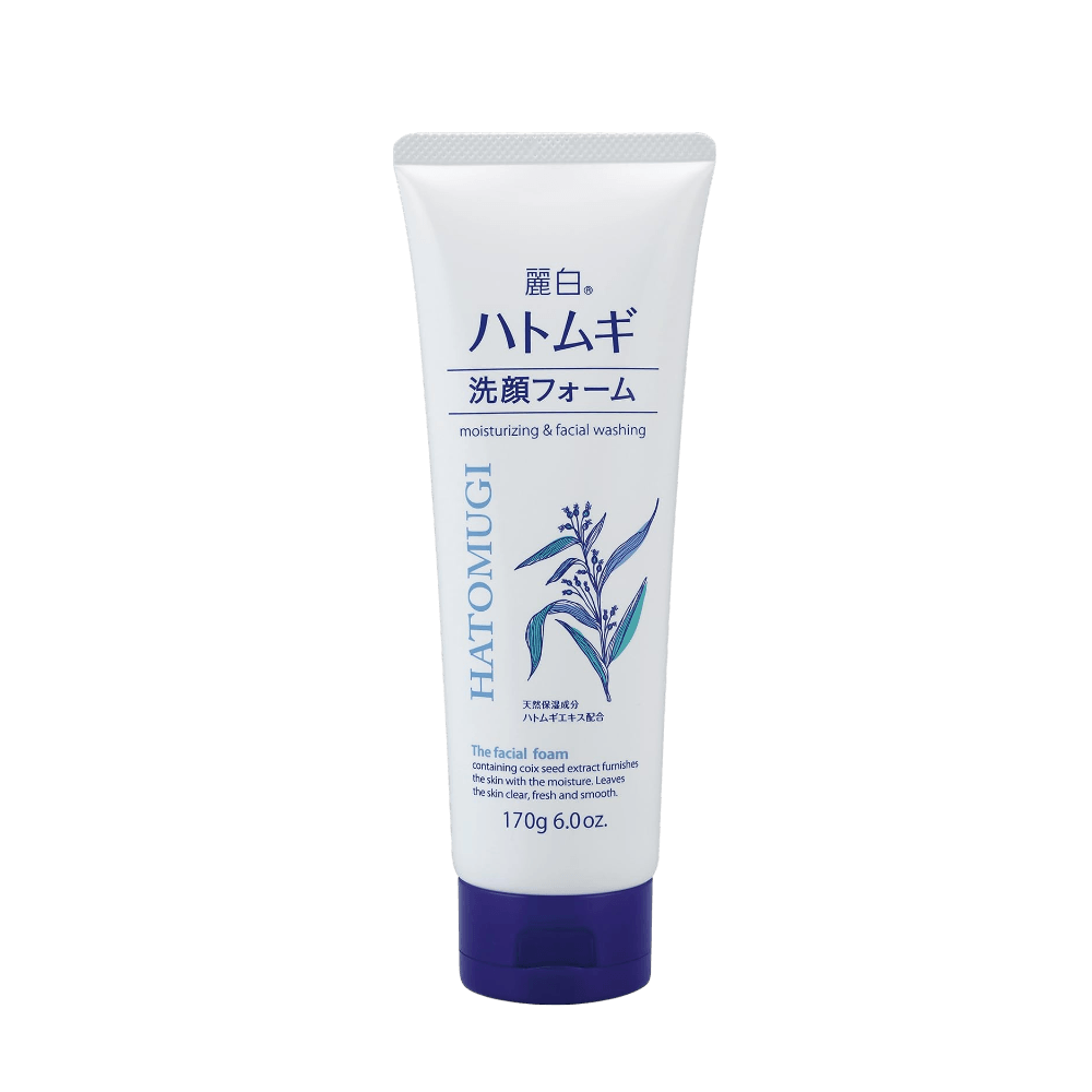 Reihaku Hatomugi Cleanser 170g - coix seed Japanese face wash for smooth bright skin