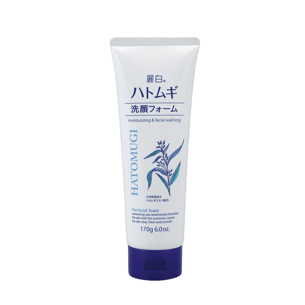 Reihaku Hatomugi Cleanser 170g - coix seed Japanese face wash for smooth bright skin
