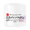 Sana Nameraka Honpo Medicated Wrinkle Night Cream White 50g - overnight soy milk brightening cream Japan