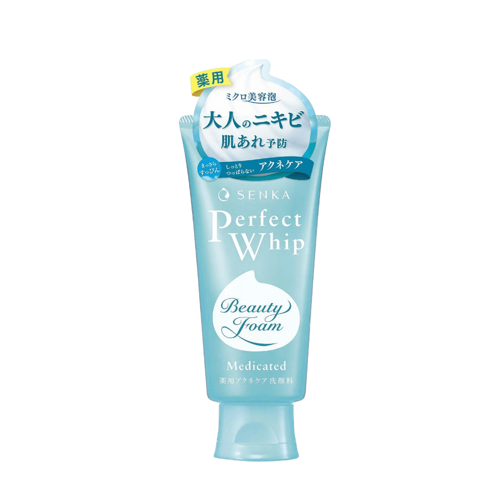 Senka Perfect Whip Acne Care 120g - Japanese foam cleanser for acne-prone oily skin