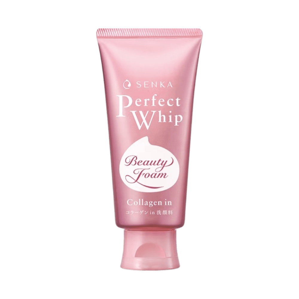 Senka Perfect Whip Collagen In 120g - collagen-enriched Japanese foam cleanser for firm youthful skin
