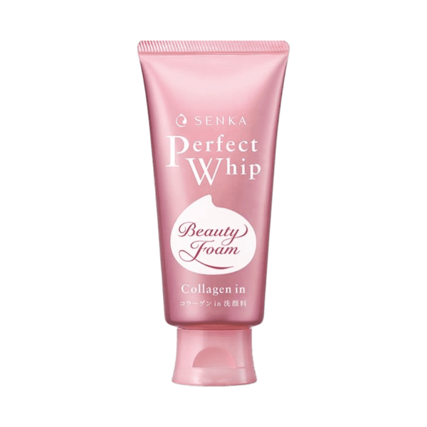 Senka Perfect Whip Collagen In 120g - collagen-enriched Japanese foam cleanser for firm youthful skin