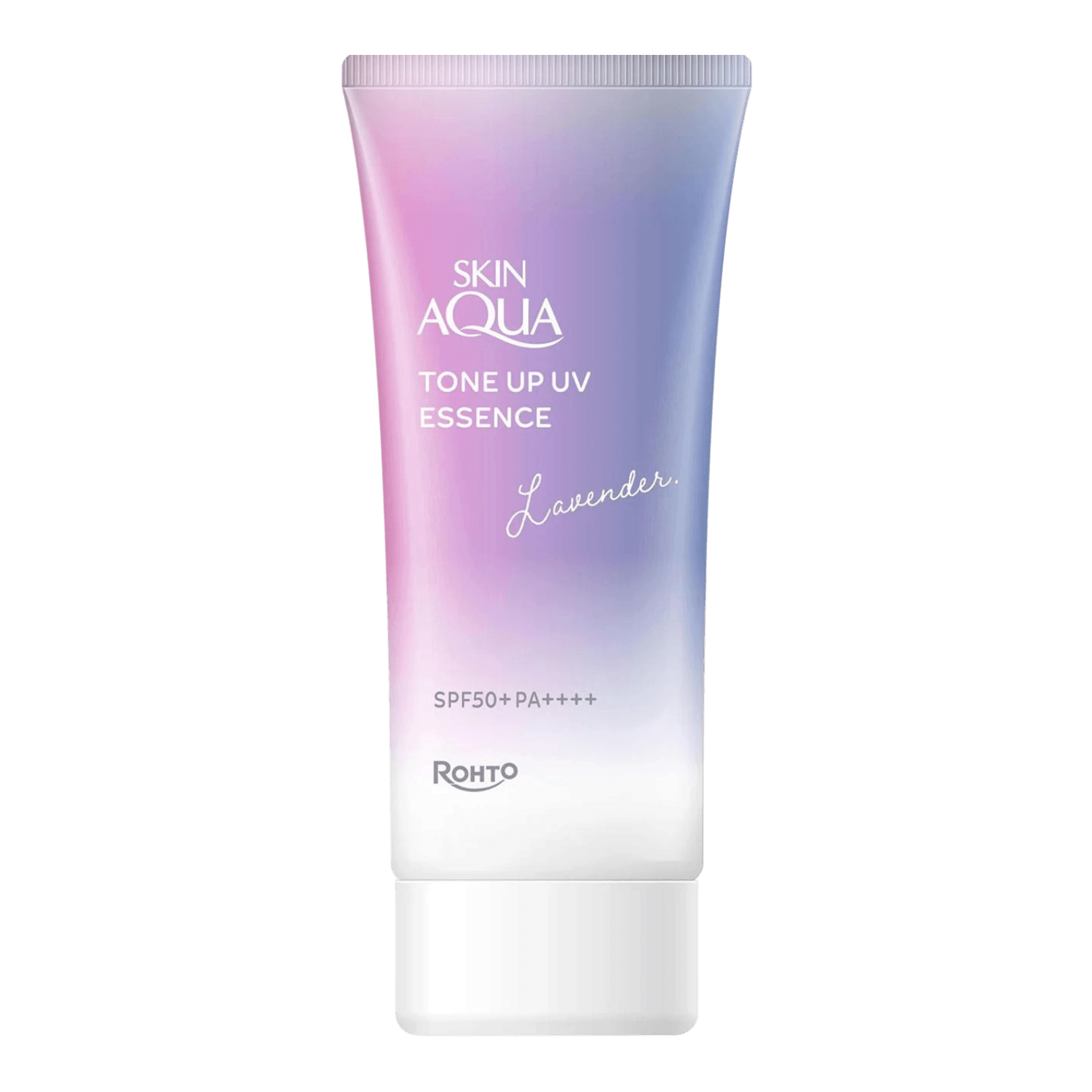Skin Aqua Tone Up UV Essence Lavender SPF50+ PA++++ 80g - purple tone-up Japanese sunscreen for dull skin