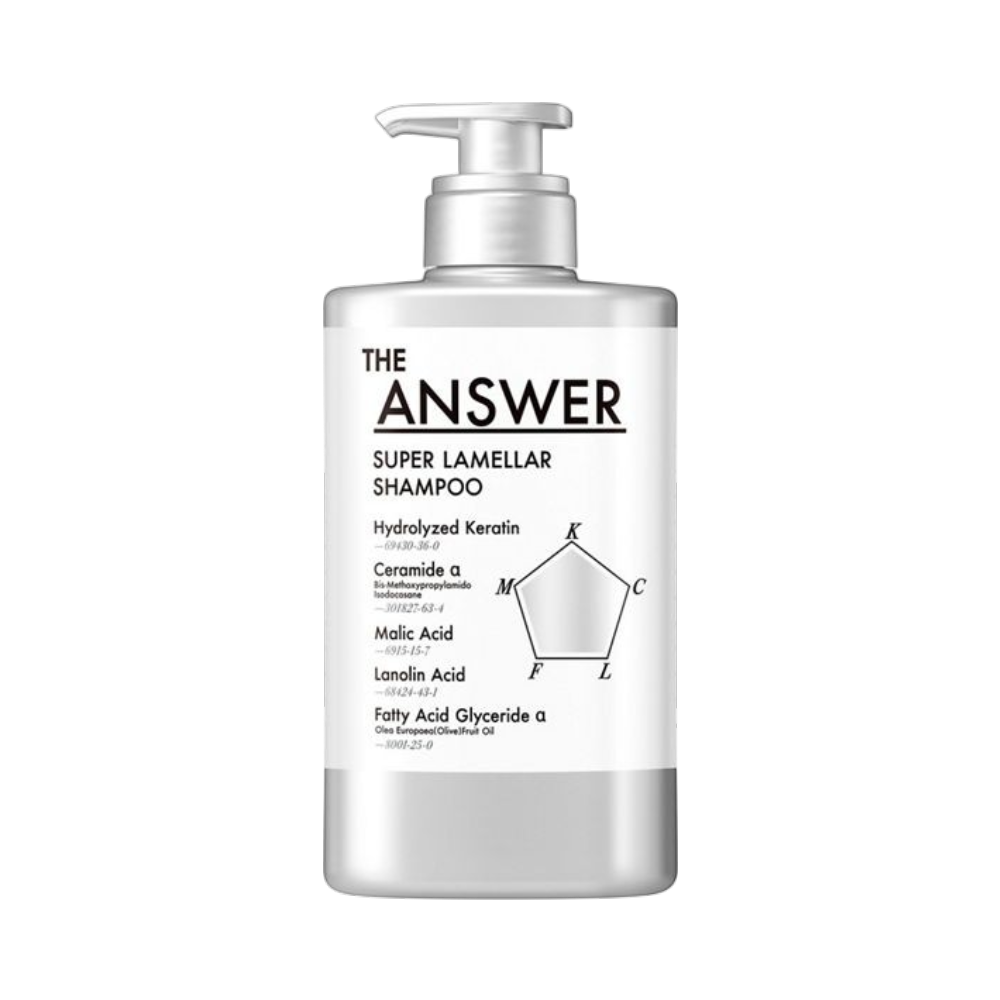 THE ANSWER Super Lamellar Shampoo 400ml - lamellar technology repair shampoo for damaged hair Japan