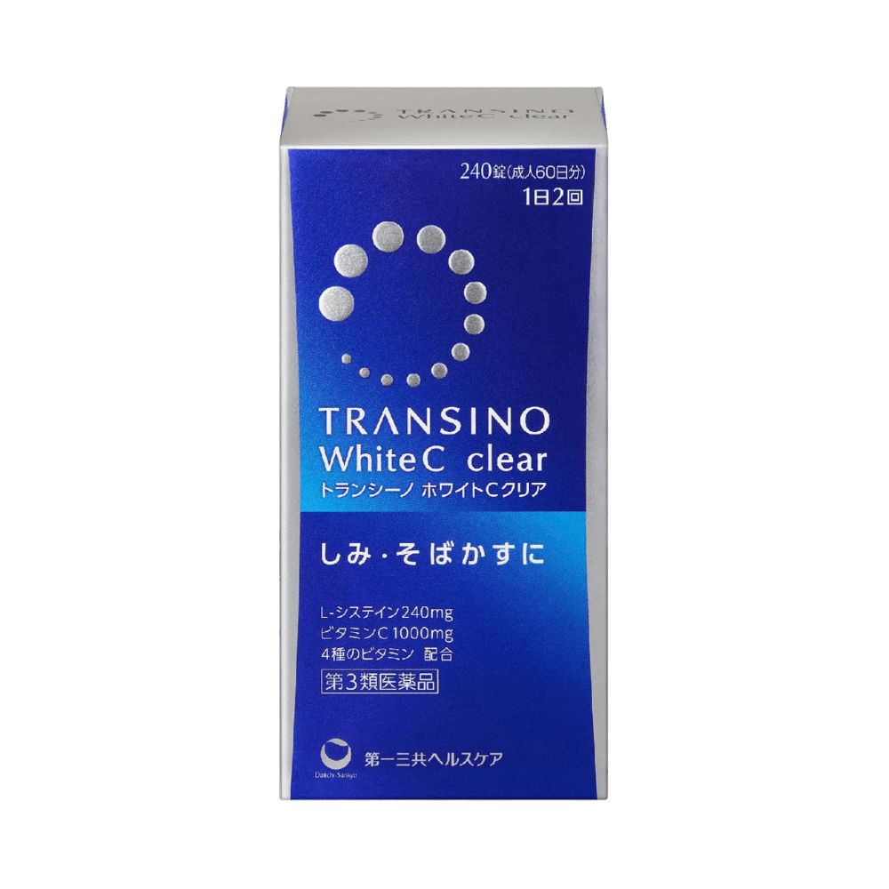 Transino White C Clear Beauty Supplement 240 Tablets - Japanese vitamin C supplement for clear bright skin