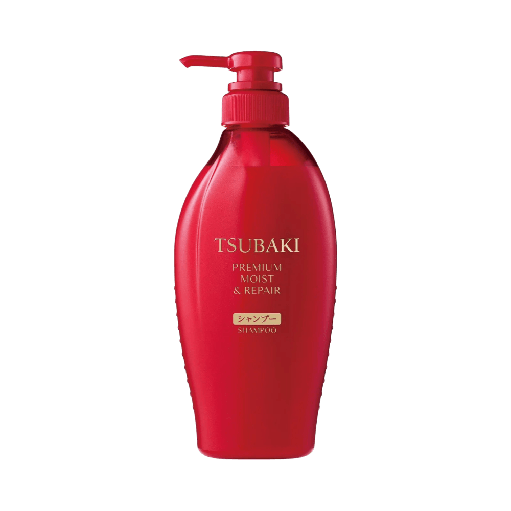 Tsubaki Premium Moist Repair Shampoo 490ml - camellia oil Japanese shampoo for dry damaged hair